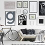 Wallity July Accesorio Decorativo de Pared de Metal Negro